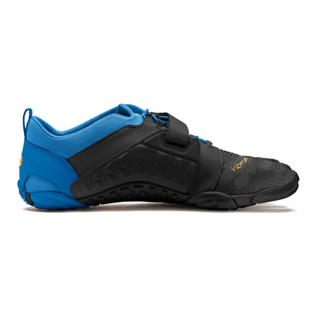 Vibram FiveFingers Herre Vandrestøvler Sort/Blå - V-Train 2.0 - 4752MIAVD